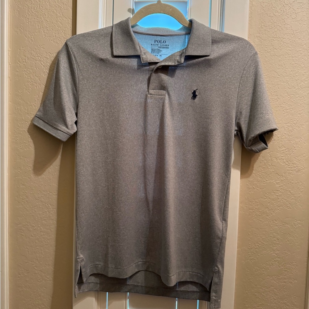 Boys Polo by Ralph Lauren Gray Classic Polo Shirt
